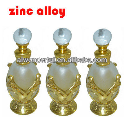 2016 simple arabic cheap perfume bottle with crystal