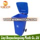 High capacity 240L moving plastic trash can/moving ash containers/recycling bins