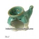 Ceramic Oil Burner fusion head elephant cute paint glazed Incense Burners